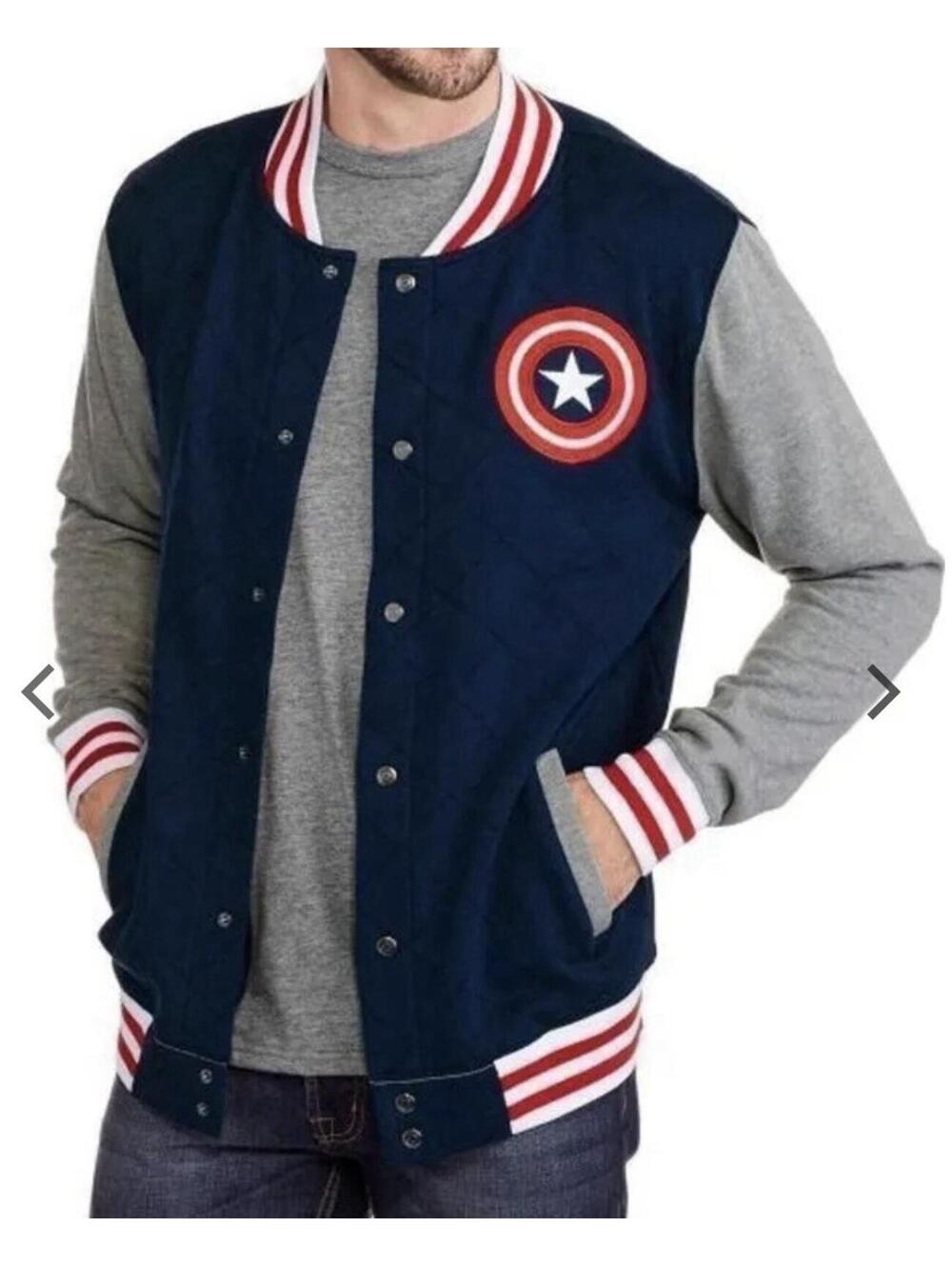 Marvel Captain America Bomber Jacket Size Small